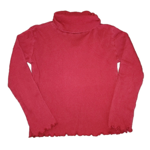 Old NAVY red long sleeve turtleneck - Picture 1 of 4
